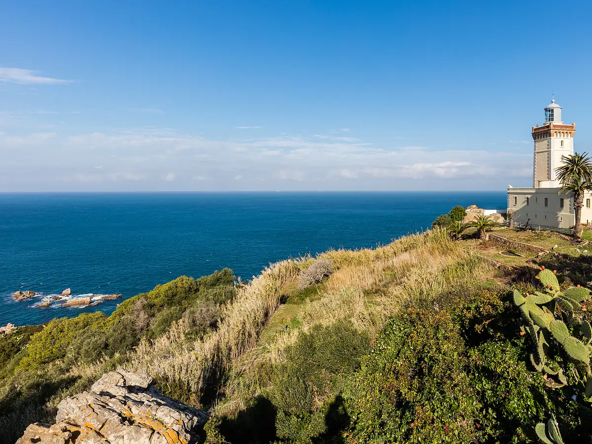 Cap Spartel lighthouse above the Atlantic west of Tangier